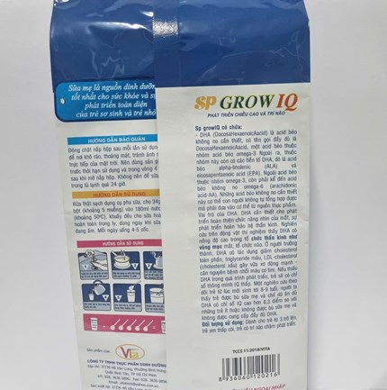 SẢN PHẨM DINH DƯỠNG SP GROW IQ