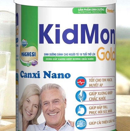 Sản phẩm dinh dưỡng KidMon Gold Canxi Nano