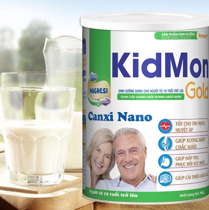 Sản phẩm dinh dưỡng KidMon Gold Canxi Nano